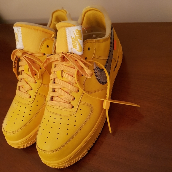 OFF-WHITE x NIKE AIR FORCE 1 LOW "LEMONADE" - Picture 5 of 8